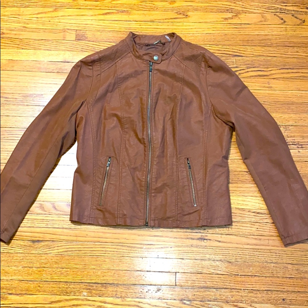 Black Rivet faux suede jacket